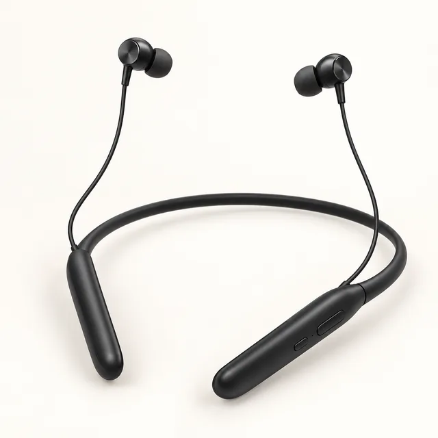 Wireless neckband headset
